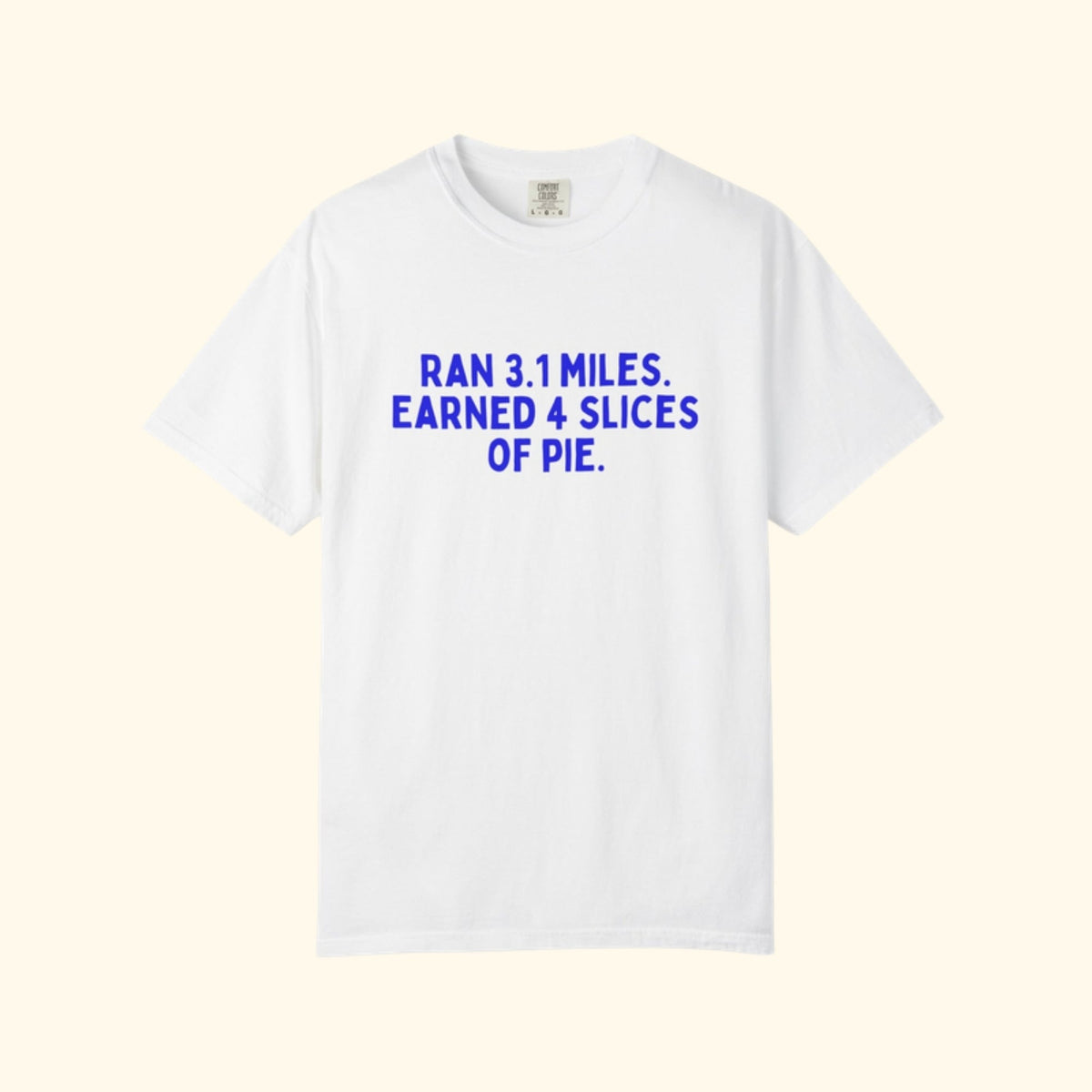 Ran 3.1 Miles. Earned 4 Slices of Pie turkey trot t-shirt
