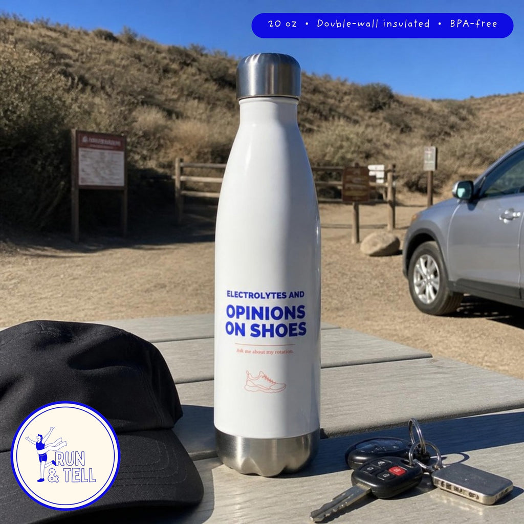 Electrolytes and Opinions on Shoes insulated bottle – lifestyle photo