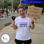 Spectator Trained 0 Miles Cheered All 26.2 T-shirt – lifestyle photo