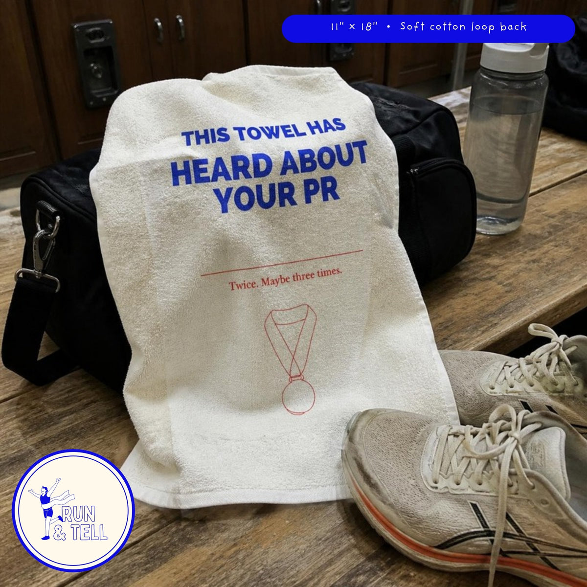 This Towel Has Heard About Your PR sports towel – lifestyle photo