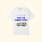 I Ran All 5 Boroughs, Took the Subway Home t-shirt by Run & Tell