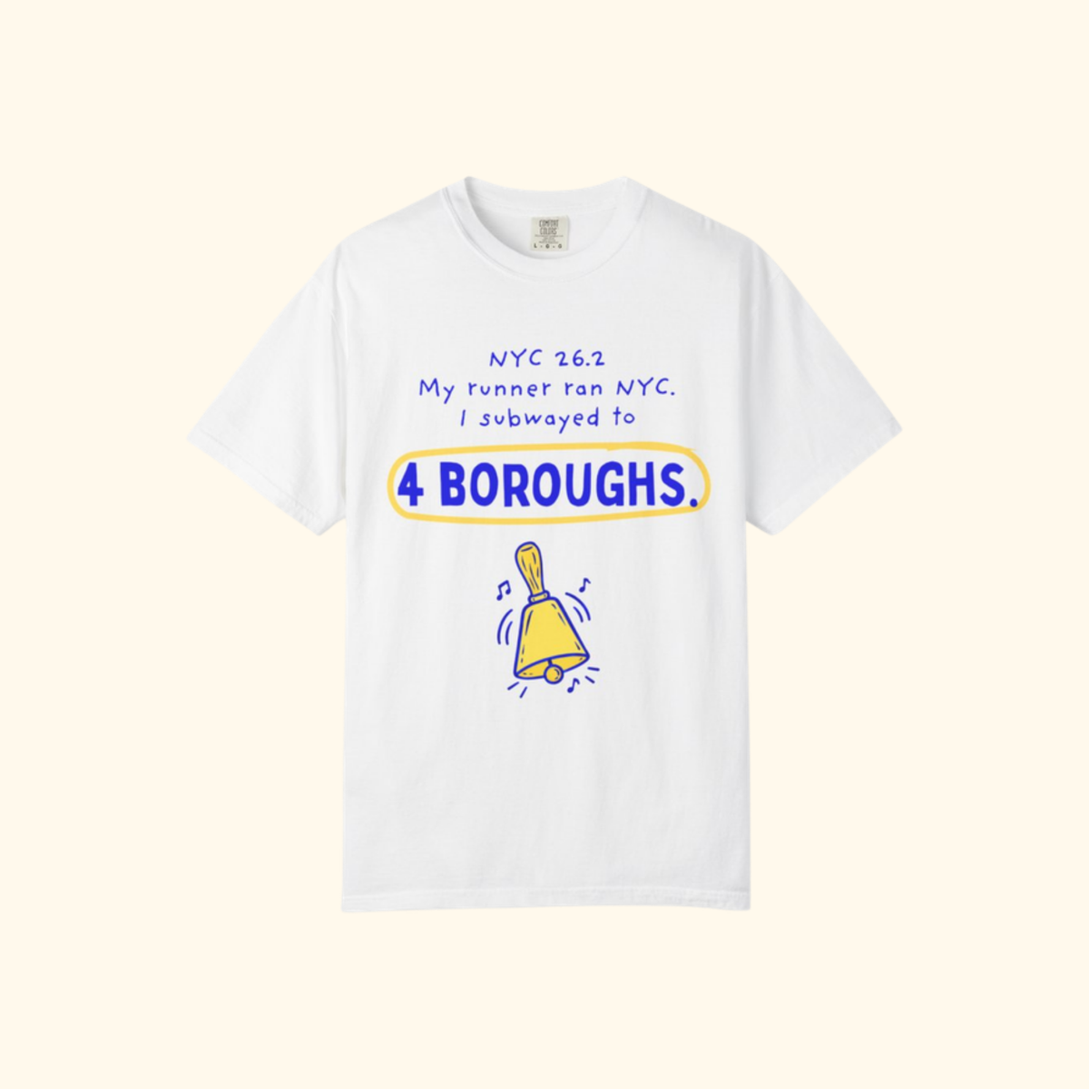 My Runner Ran NYC, I Subwayed to 4 Boroughs t-shirt by Run & Tell