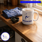Long Run Done. Now You Can Talk to Me mug (her version) – lifestyle photo