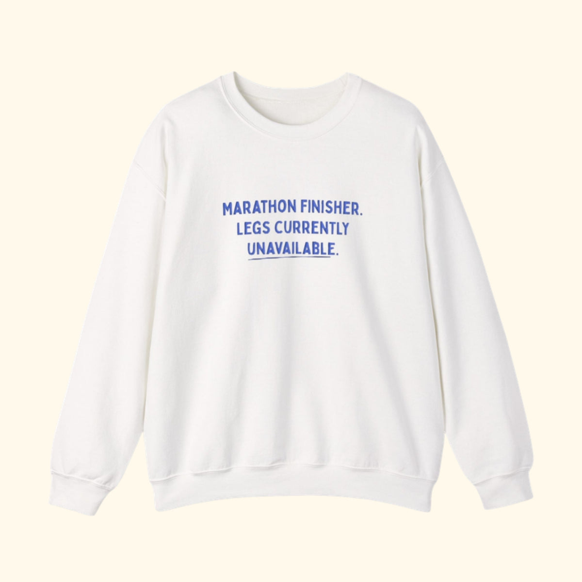 Legs currently unavailable crewneck
