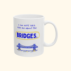 I Ran NYC 26.2, Ask Me About the Bridges mug by Run & Tell