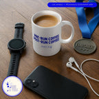 Pre-Run Coffee. Post-Run Coffee. Same Mug. – lifestyle photo