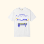 My Runner Ran Chicago, I Rode the L to See Them for 4 Seconds t-shirt by Run & Tell
