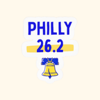 Philly 26.2 sticker by Run & Tell