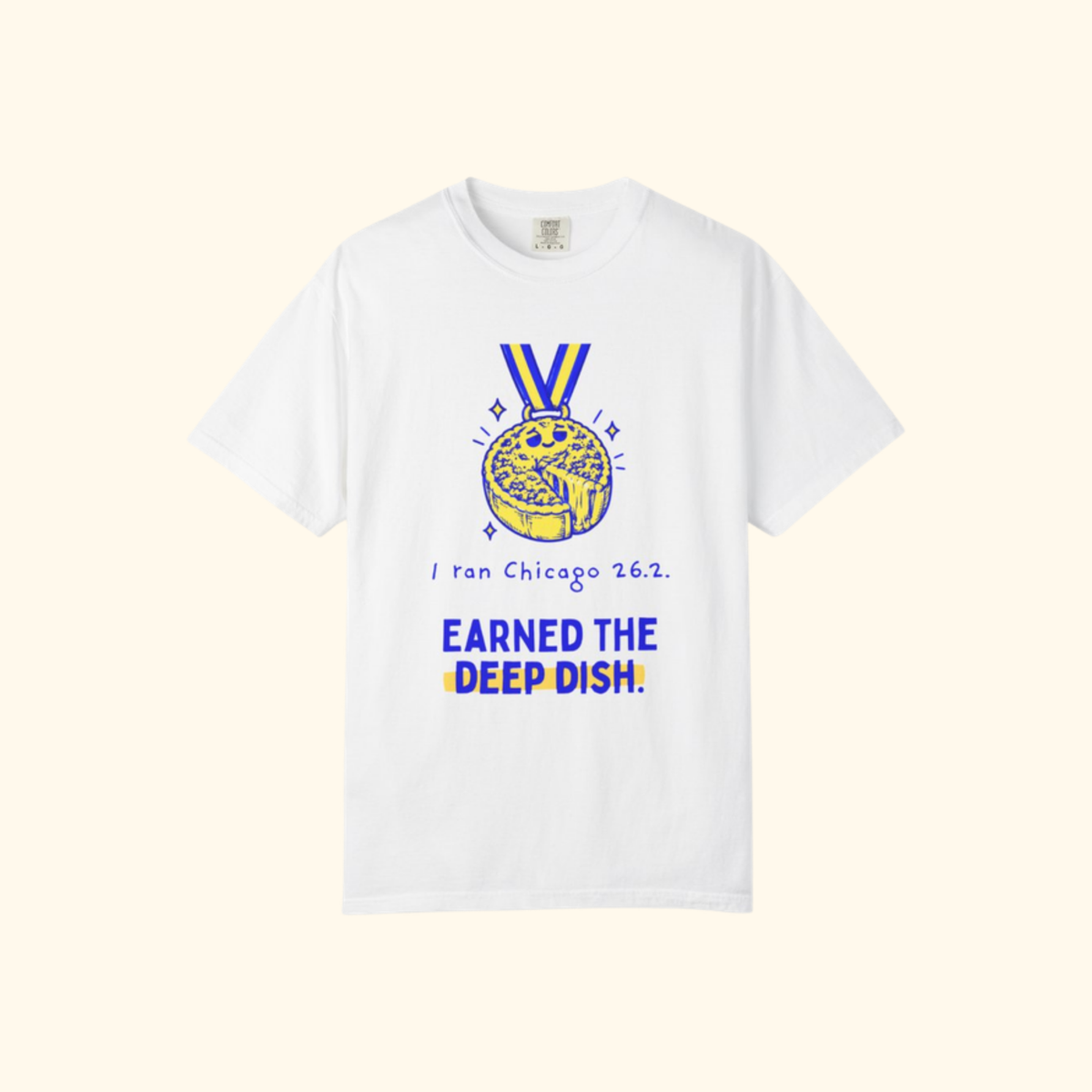 Earned the Deep Dish t-shirt by Run & Tell