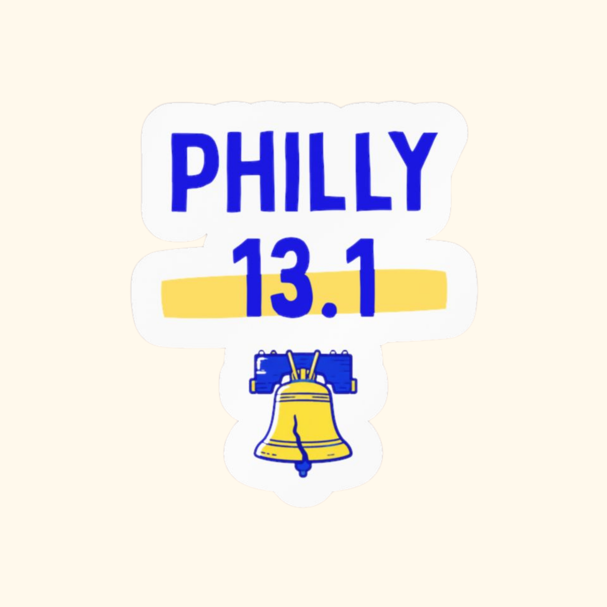 Philly 13.1 sticker by Run & Tell