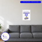 Run Like There's a Cheesesteak at the Finish poster on a living room wall