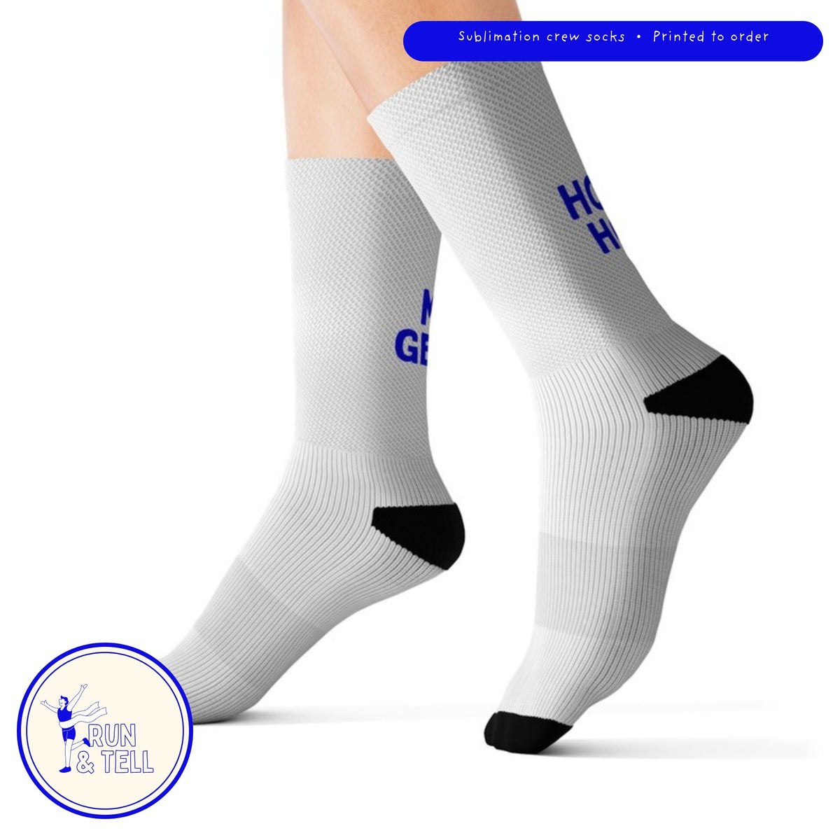 Ho ho hold my gels socks worn
