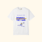 Downhill, They Said t-shirt by Run & Tell