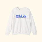 Mile 20 and I Have History 3D puff print sweatshirt, product photo