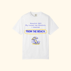 My Runner Ran Honolulu, I Cheered From the Beach t-shirt by Run & Tell