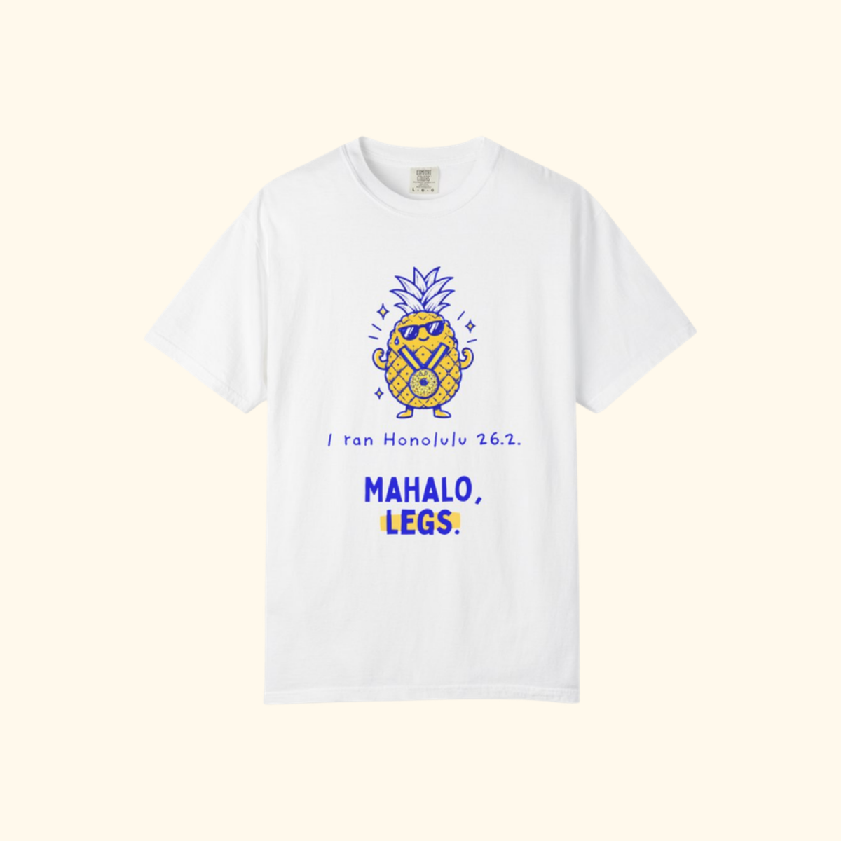 Mahalo, Legs t-shirt by Run & Tell