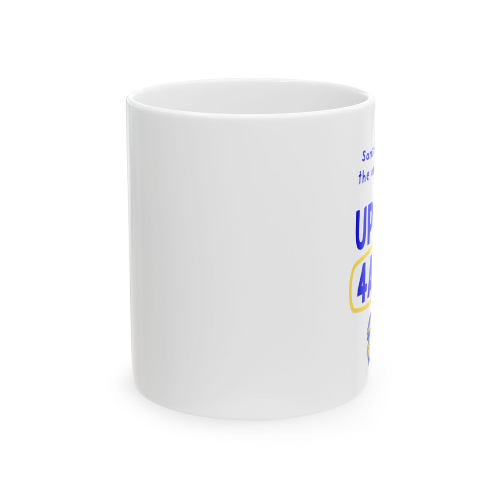 Santa's Not the Only One Up at 4am | Runner Christmas Mug