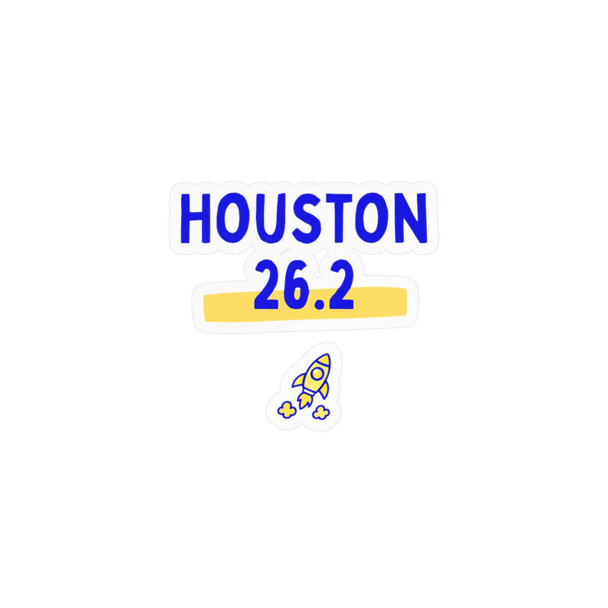 Houston 26.2 Vinyl Car Decal