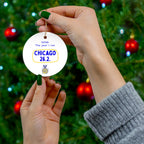 2026: The Year I Ran Chicago 26.2 | Marathon Christmas Ornament