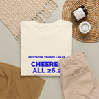 Spectator Trained 0 Miles Cheered All 26.2 marathon spectator T-shirt by Run & Tell