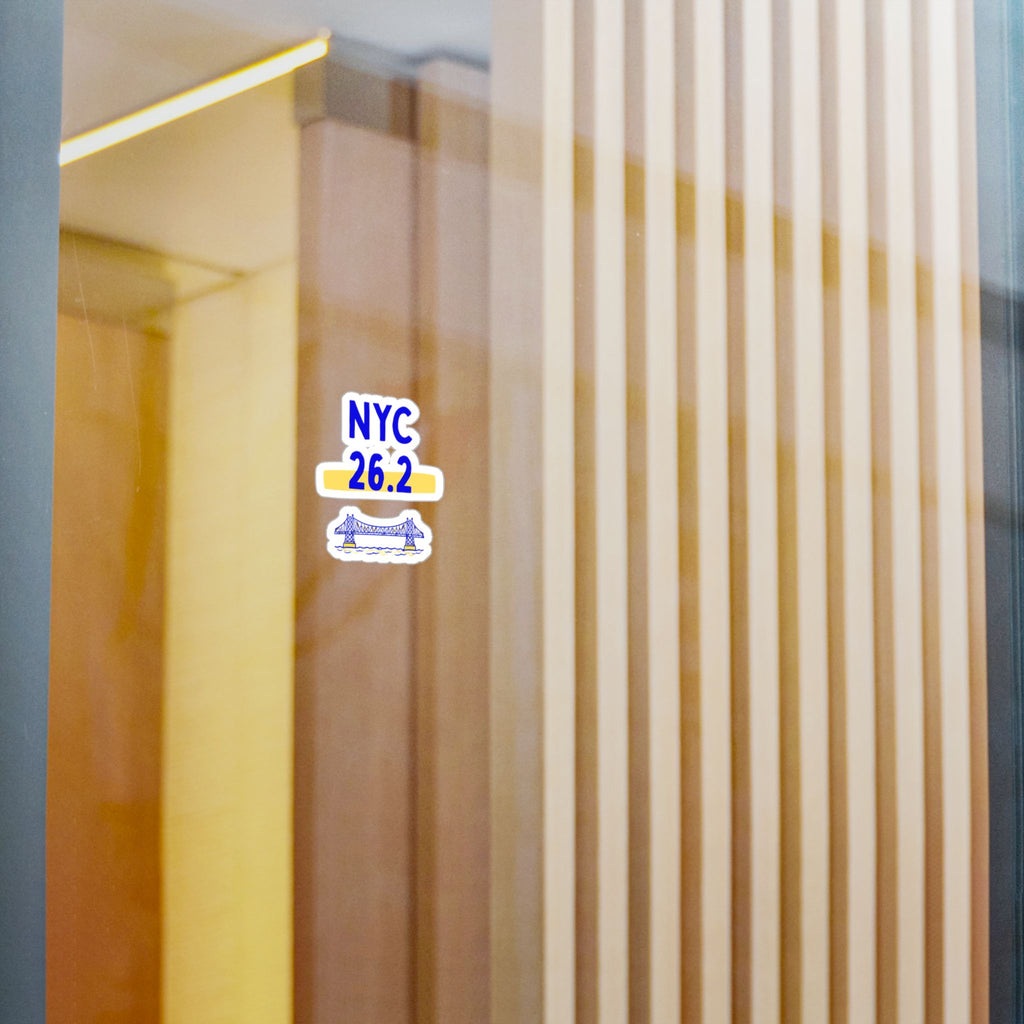 NYC 26.2 Vinyl Car Decal