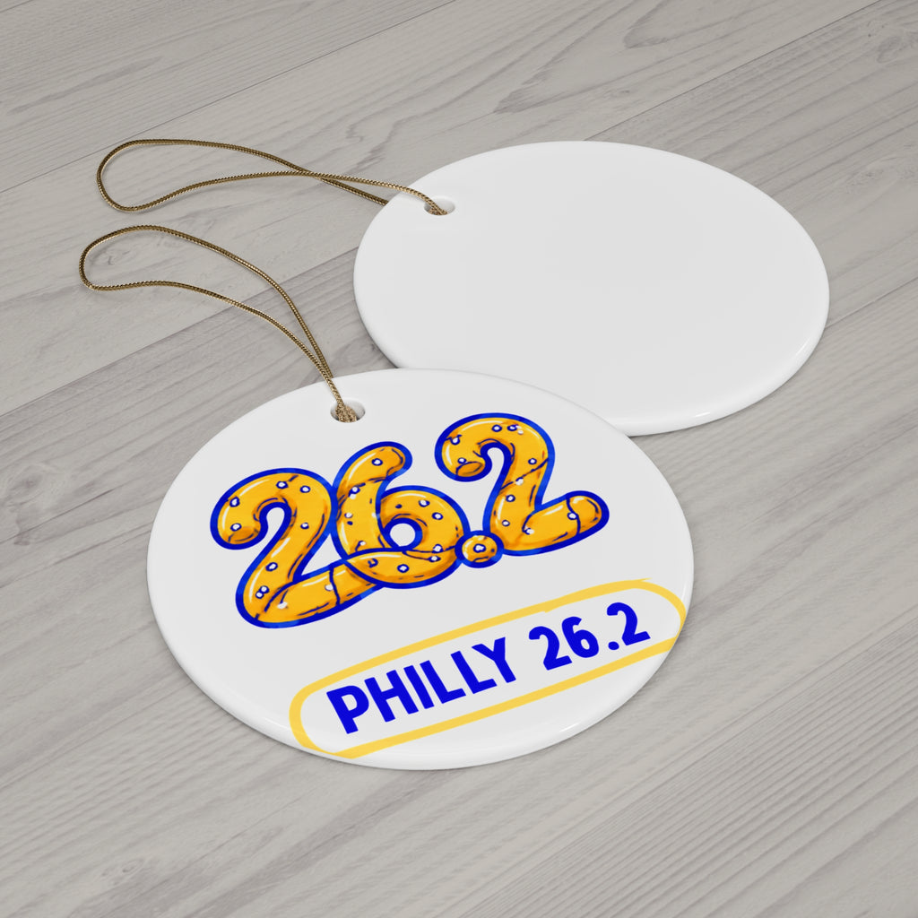Philly 26.2 Pretzel | Marathon Christmas Ornament