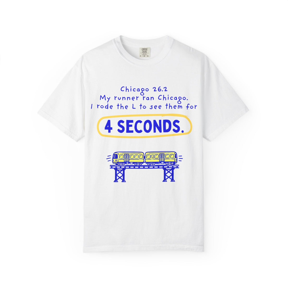 My Runner Ran Chicago, I Rode the L to See Them for 4 Seconds | Marathon Partner T-Shirt