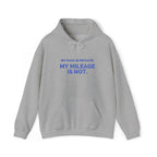 My Pace Is Private My Mileage Is Not puff print running hoodie by Run & Tell