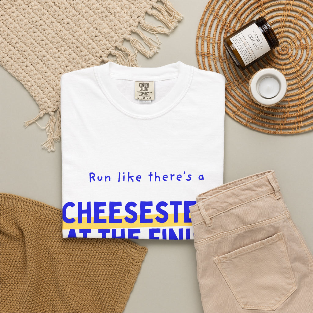 Run Like There's a Cheesesteak at the Finish | Philly 26.2 Marathon T-Shirt