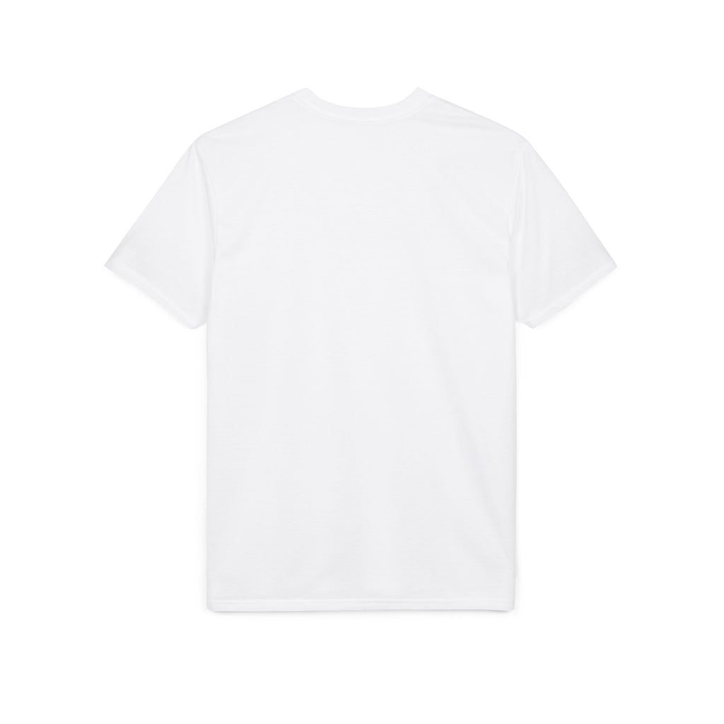 I Paid to Feel Like This performance running t-shirt, back view