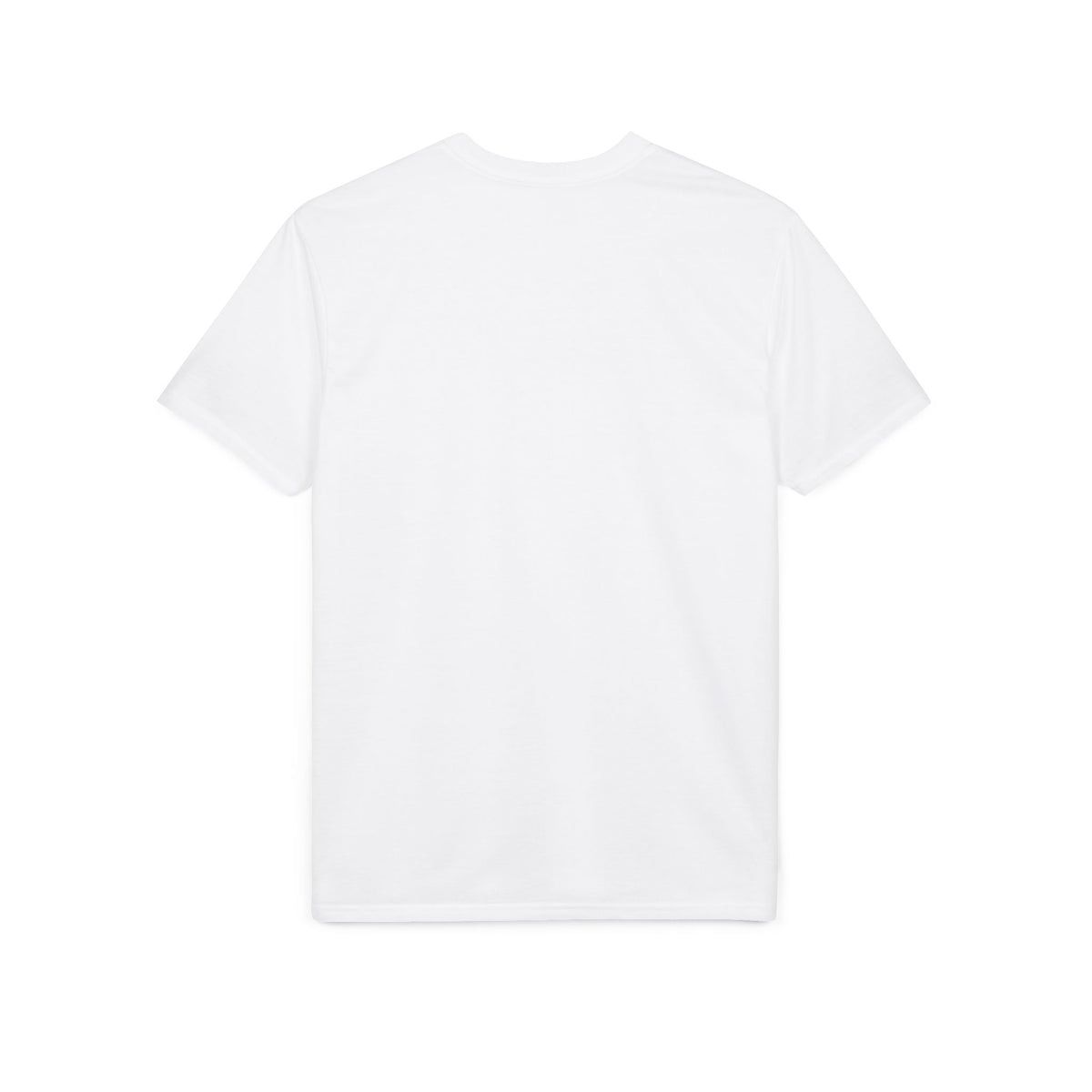 I Paid to Feel Like This performance running t-shirt, back view