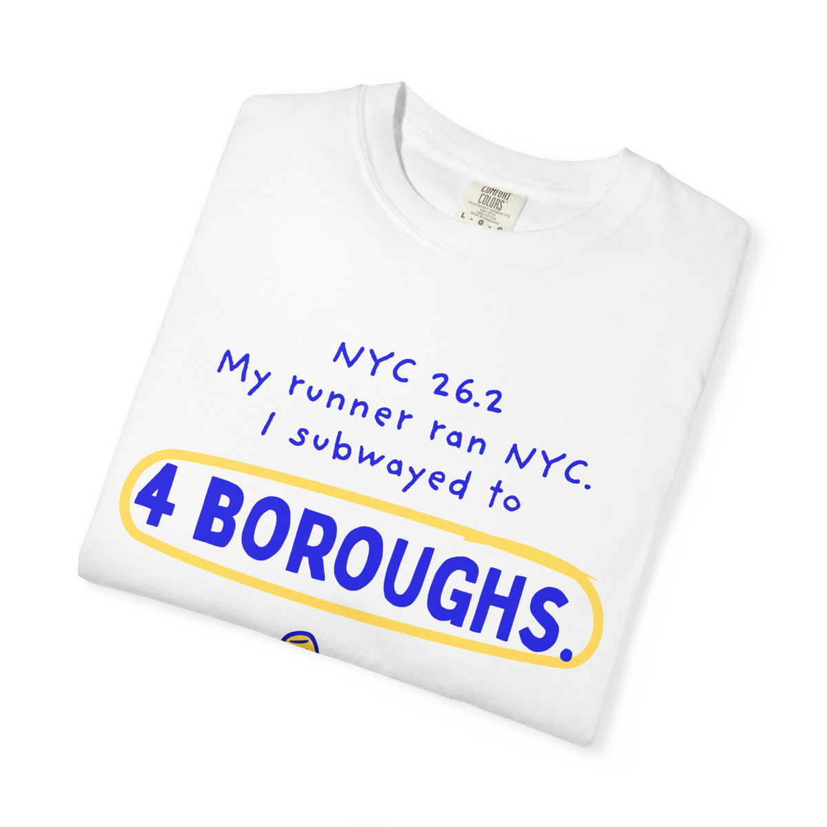 My Runner Ran NYC, I Subwayed to 4 Boroughs | Marathon Partner T-Shirt