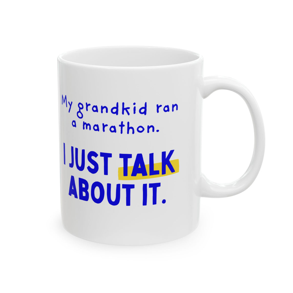 My Grandkid Ran a Marathon mug, view 4