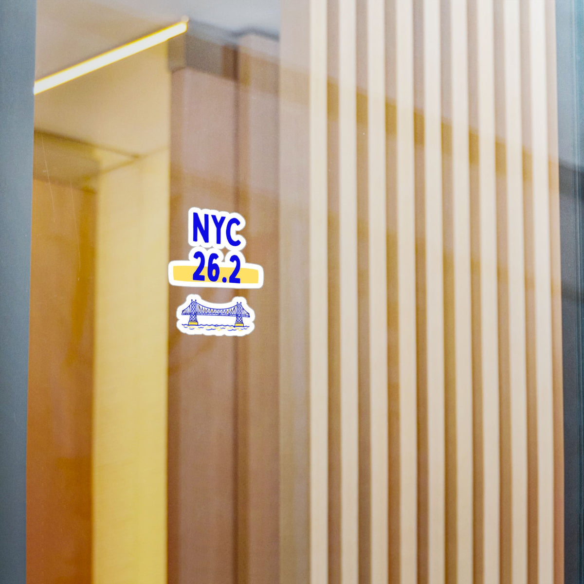 NYC 26.2 Vinyl Car Decal