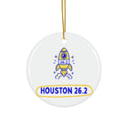 Houston 26.2 Rocket | Marathon Christmas Ornament