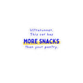 Ultrarunner, This Car Has More Snacks Than Your Pantry | Ultra Vinyl Car Decal