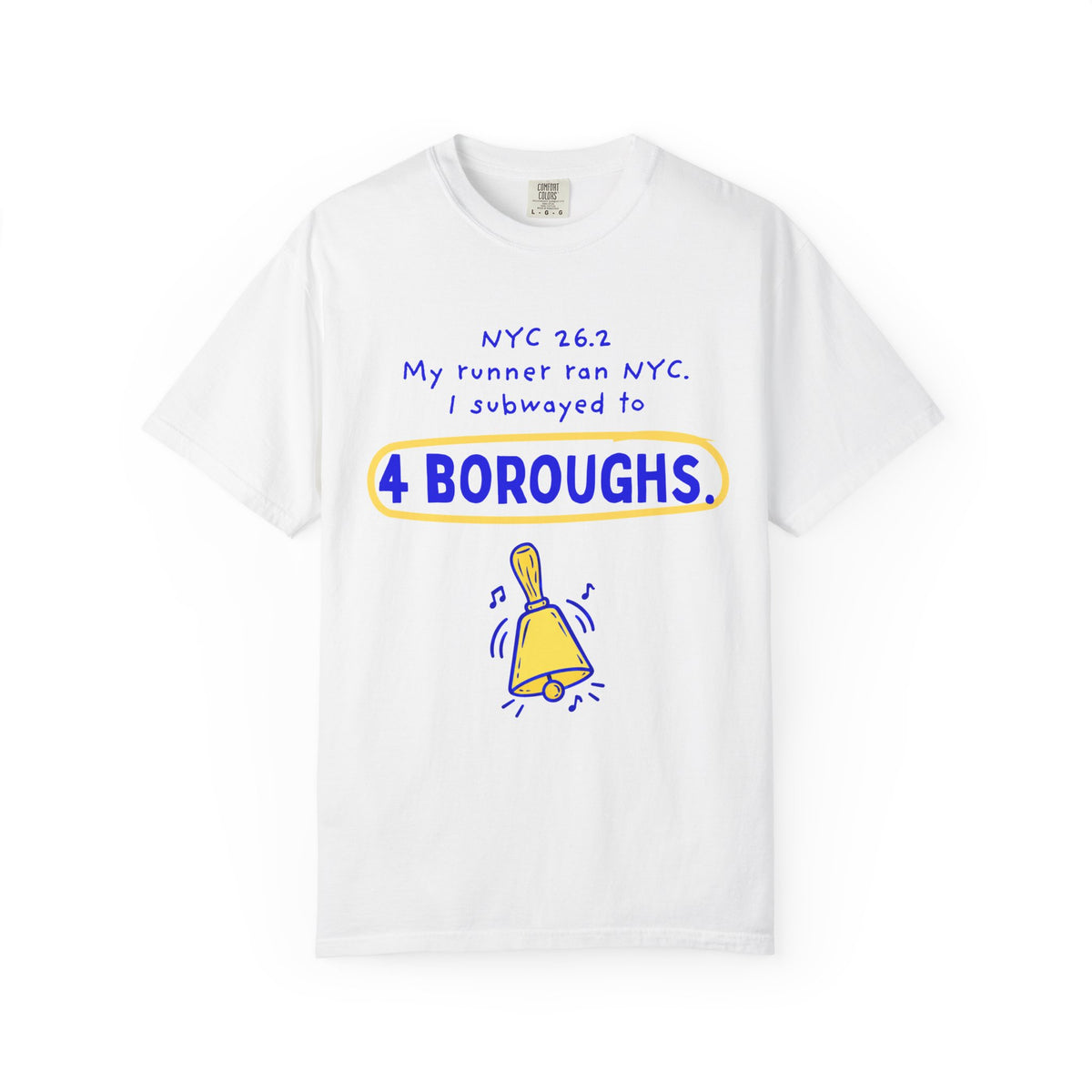 My Runner Ran NYC, I Subwayed to 4 Boroughs | Marathon Partner T-Shirt