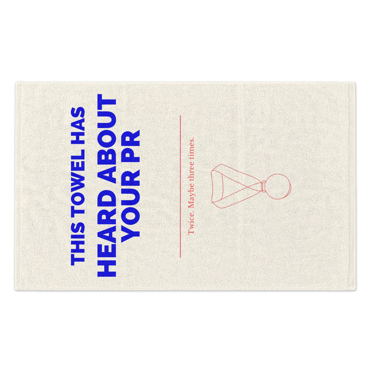 This Towel Has Heard About Your PR funny running sports towel by Run & Tell