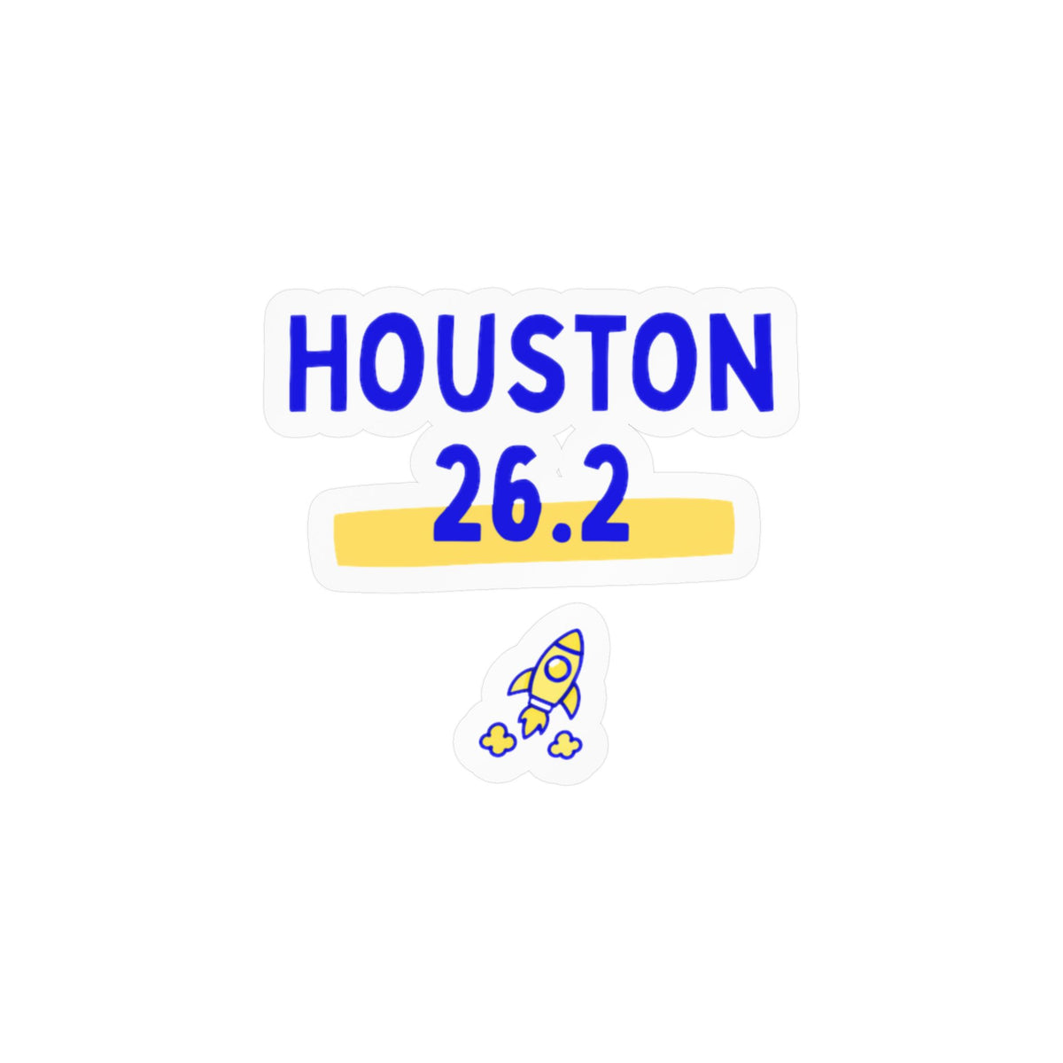 Houston 26.2 Vinyl Car Decal