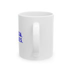 Hot Cocoa. Cold Miles. running mug, back view