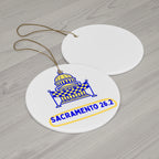 Sacramento 26.2 Capitol Dome | Marathon Christmas Ornament