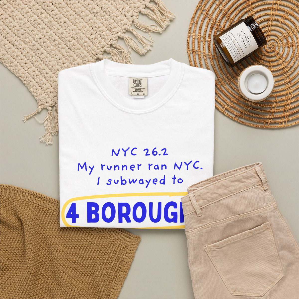 My Runner Ran NYC, I Subwayed to 4 Boroughs | Marathon Partner T-Shirt
