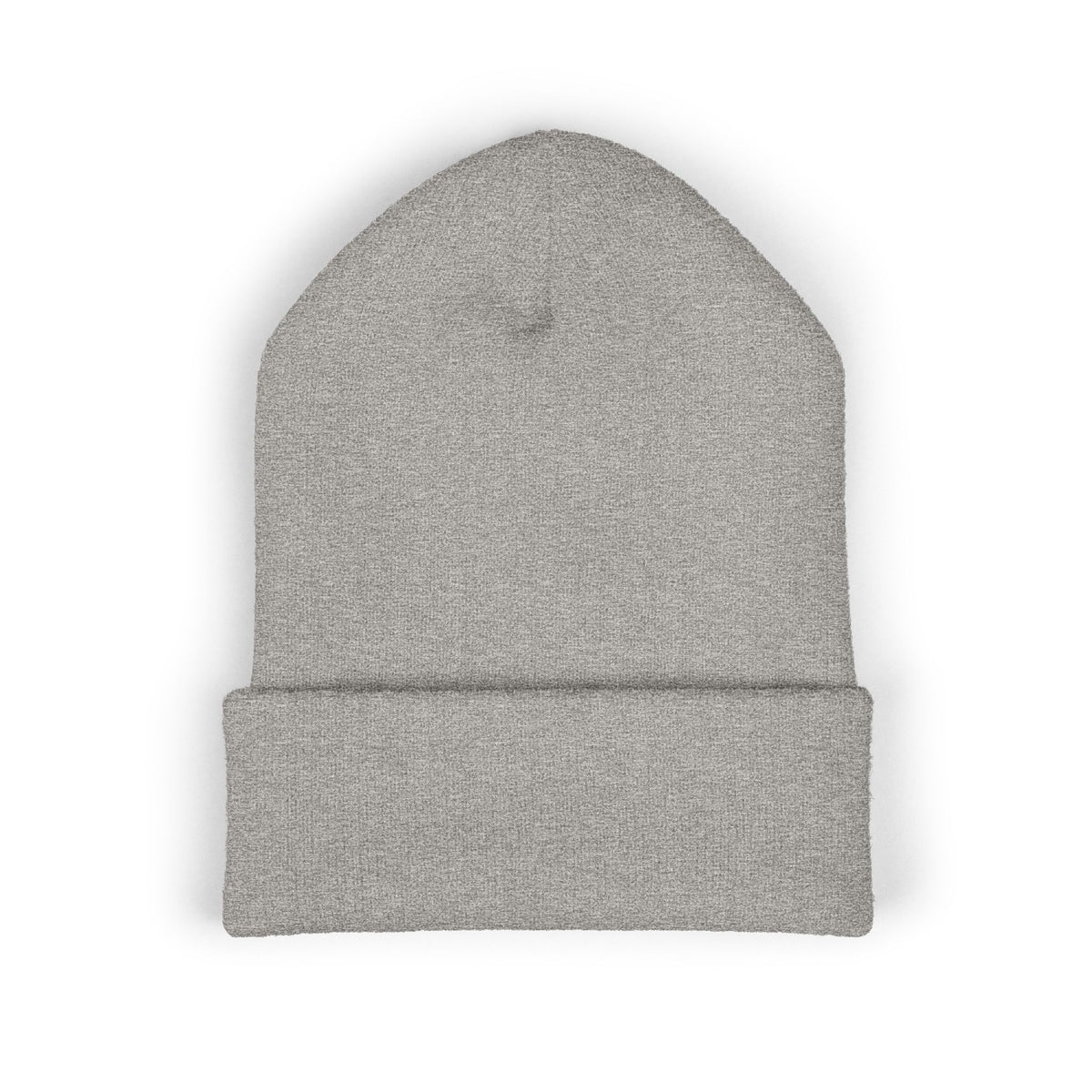 Cold Miles. Hot Takes. running beanie, back view