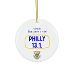 2026: The Year I Ran Philly 13.1 | Half Marathon Christmas Ornament