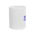 Hot Cocoa. Cold Miles. running mug, front view