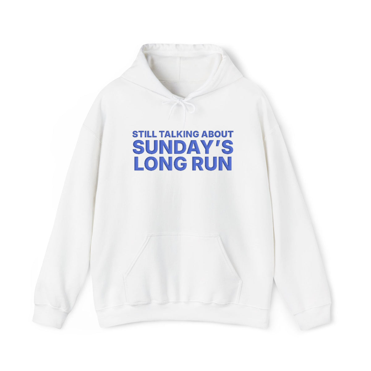 Still Talking About Sunday's Long Run puff print hoodie, alternate view 1