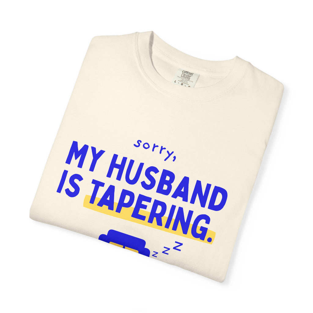 Sorry, My Husband Is Tapering running t-shirt, view 7