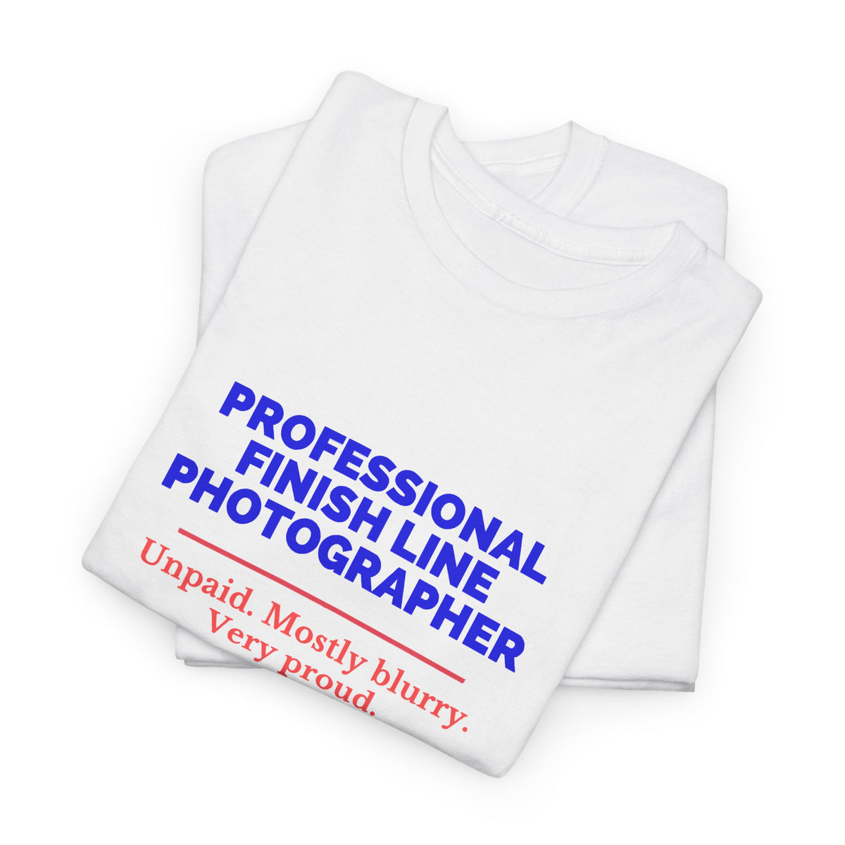 Professional Finish Line Photographer t-shirt for marathon spectators, alternate view 5