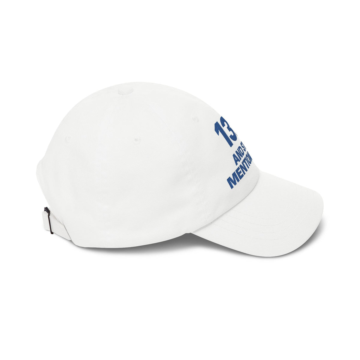 13.1 and Still Mentioning It embroidered half marathon dad hat, alternate view 5