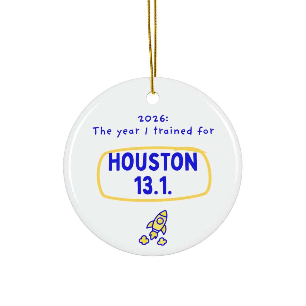 2026: The Year I Trained for Houston 13.1 | Half Marathon Christmas Ornament